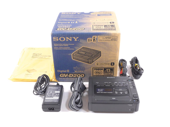 Sony GV-D200 Digital8 Recorder Player Hi8 8mm Transfer Deck GVD200
