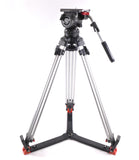 Sachtler VIDEO 18 II Fluid Head Aluminum Tripod 18II with Floor Spreader