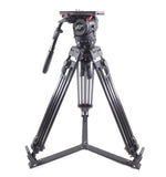 Sachtler VIDEO 18 S2 Fluid Head Carbon Fiber 100mm Tripod 18S2 Supports 48.5 lbs