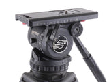 Sachtler VIDEO 18 S1 Fluid Head Speed Lock SL Carbon Fiber Tripod Mid-Level 18S1 100mm