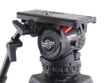 Sachtler VIDEO 18 S1 Fluid Head Heavy Duty Speed Lock SL Carbon Fiber Tripod