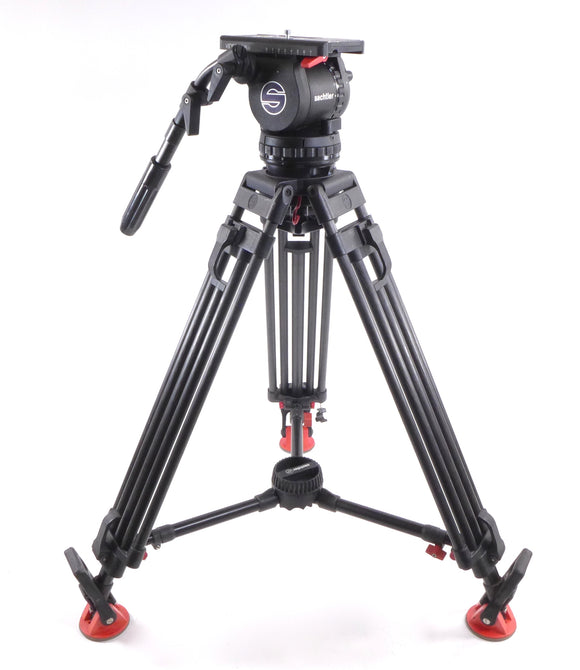 Sachtler Video 18 P Fluid Head Carbon Fiber Tripod 18P 100mm MLS