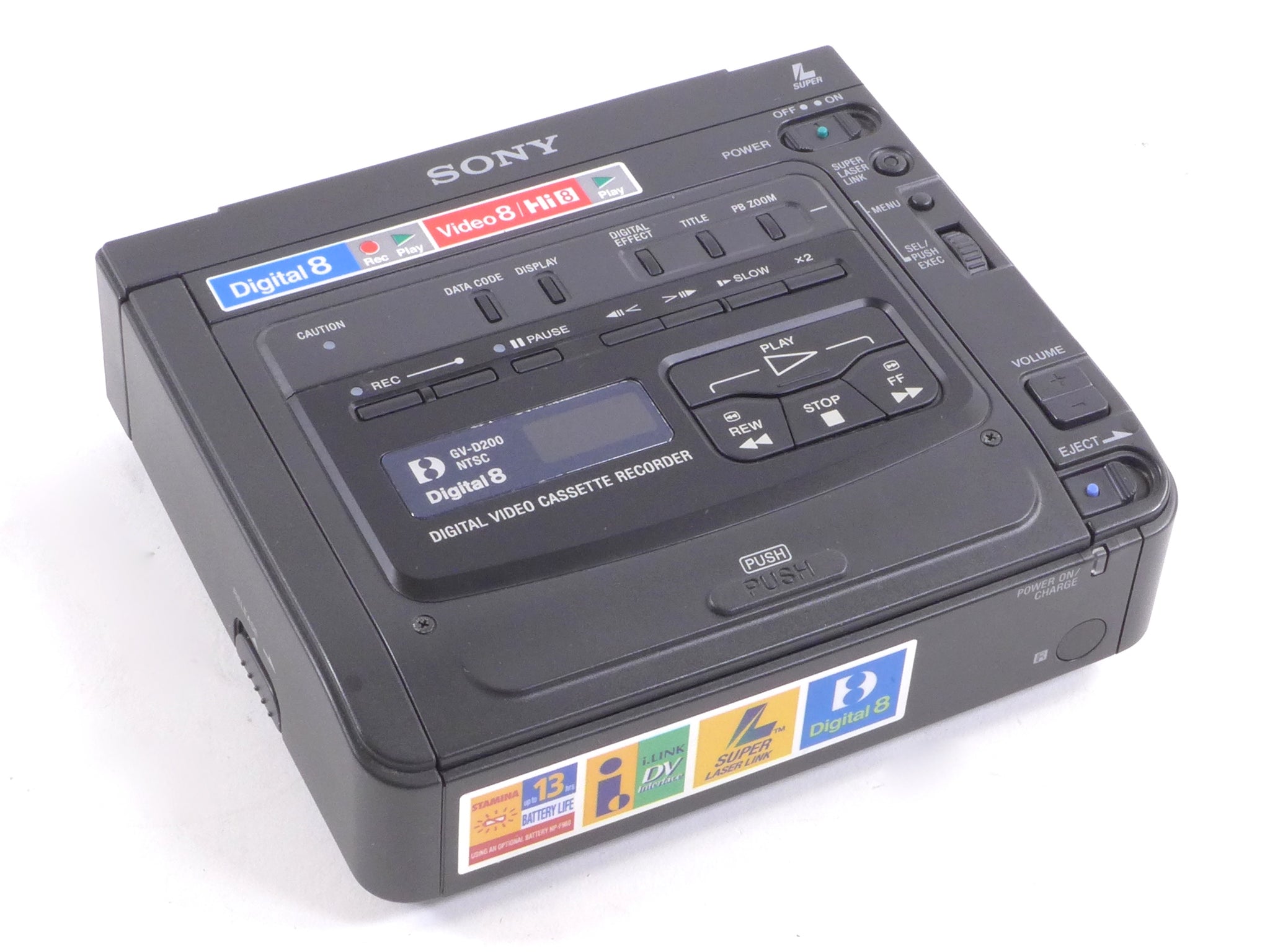 Sony GV-D200 8mm Hi8 Digital Video Cassette Player Recorder