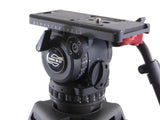 Sachtler VIDEO 20 S1 Fluid Head HD Speed Lock Carbon Fiber Tripod 100mm 20S1