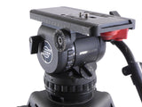 Sachtler Video 20 SB Fluid Head w/ Carbon Fiber Heavy Duty Tripod System 20SB