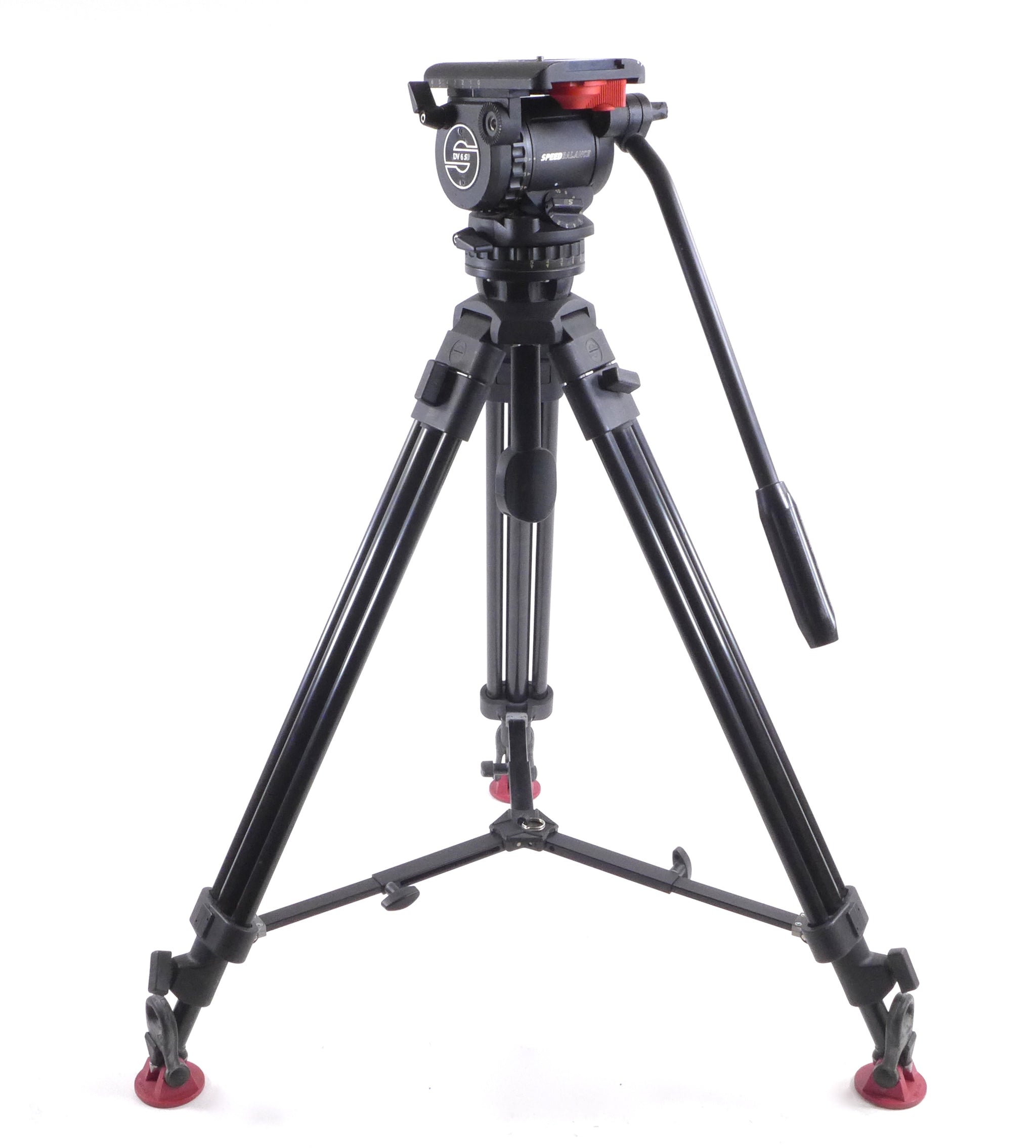 Sachtler DV6SB 使用品 Sachtler DV 6 SB Fluid Head Speed Balance Aluminum Tripod