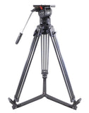 Sachtler DV 12 SB Fluid head with Carbon Fiber Tripod DV12