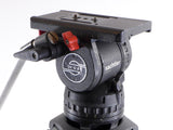 Sachtler DV 12 SB Fluid head with Carbon Fiber Tripod DV12