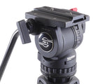 Sachtler Video FSB 8 Fluid Head Carbon Fiber Speed Lock Tripod 75mm FSB8