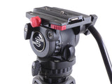 Sachtler Video FSB 8 Fluid Head Carbon Fiber Speed Lock Tripod 75mm FSB8