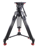 Sachtler Video 18 S1 Fluid Head w/ Heay Duty Carbon Fiber Tripod 18S1