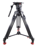Sachtler Video 18 S1 Fluid Head w/ Heay Duty Carbon Fiber Tripod 18S1