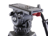 Sachtler Video 18 S1 Fluid Head w/ Heay Duty Carbon Fiber Tripod 18S1