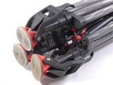 Sachtler Video 18 S1 Fluid Head w/ Heay Duty Carbon Fiber Tripod 18S1