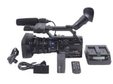 Sony HVR-Z7U HDV Digital Camcorder Video Camera – Zeiss 12x Lens + Microphone