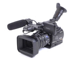Sony HVR-Z7U HDV Digital Camcorder Video Camera – Zeiss 12x Lens + Microphone