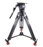 Sachtler Video 18P Fluid Head Tripod Carbon Fiber w/ Mid Level Spreader 18-P