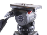 Sachtler Video 18P Fluid Head Tripod Carbon Fiber w/ Mid Level Spreader 18-P