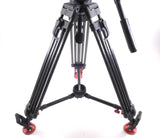 Sachtler Video 18P Fluid Head Tripod Carbon Fiber w/ Mid Level Spreader 18-P