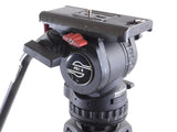 Sachtler FSB8 Mid-Level Spreader Carbon Fiber Fluid Head Tripod FSB-8