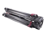 Sachtler Speed-Lock Tripod CF HD Carbon Fiber HD Tripod Legs #5586 w/ Spreader