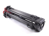 Sachtler CF-100ENG 2CF Carbon Fiber 2-Stage Tripod Legs #5386 w/ Spreader, Feet