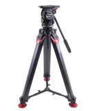 Sachtler aktiv8T Fluid Head System w/ Flowtech75 MS Carbon Fiber Tripod