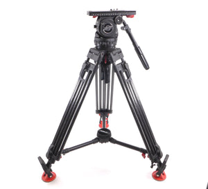 Sachtler VIDEO 18S2 Fluid Head Carbon Fiber 100mm Tripod System 18 S2
