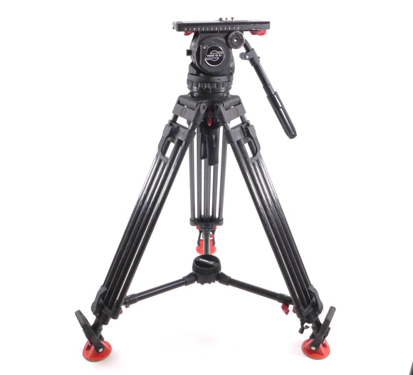 Sachtler VIDEO 18S2 Fluid Head Carbon Fiber 100mm Tripod System 18 S2